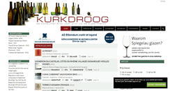 Desktop Screenshot of kurkdroog.be