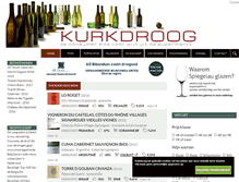 Tablet Screenshot of kurkdroog.be